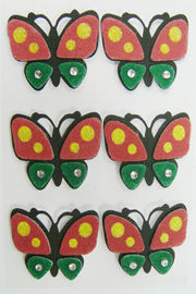 Причудливые расплывчатые стикеры бабочки 3д, делают ваши собственные изготовленные на заказ листы стикера