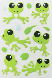 Стикеры Скрапбоок небольшой формы лягушки животные, стикер детей покрывают 80 кс 120мм