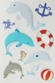 Стикеры Принтабле смешных детей тучные для дельфинов Скрапбоокинг 3Д конструируют
